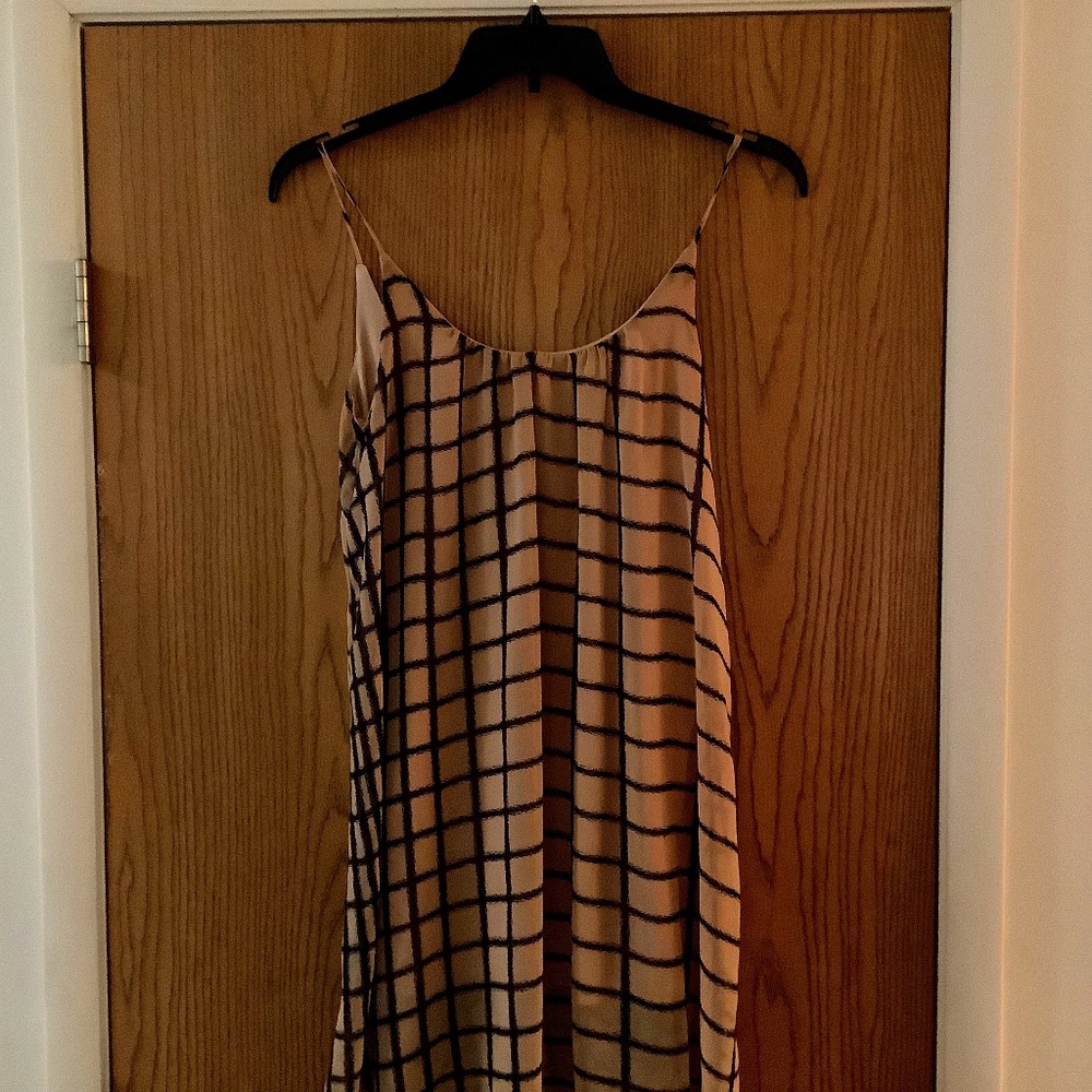 OV I  Tan & Blue Size S Top